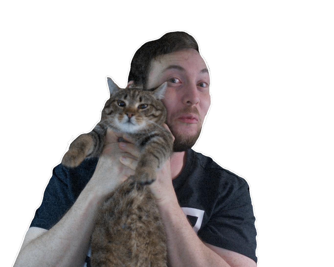 Werwolf383 mit seinem Kater